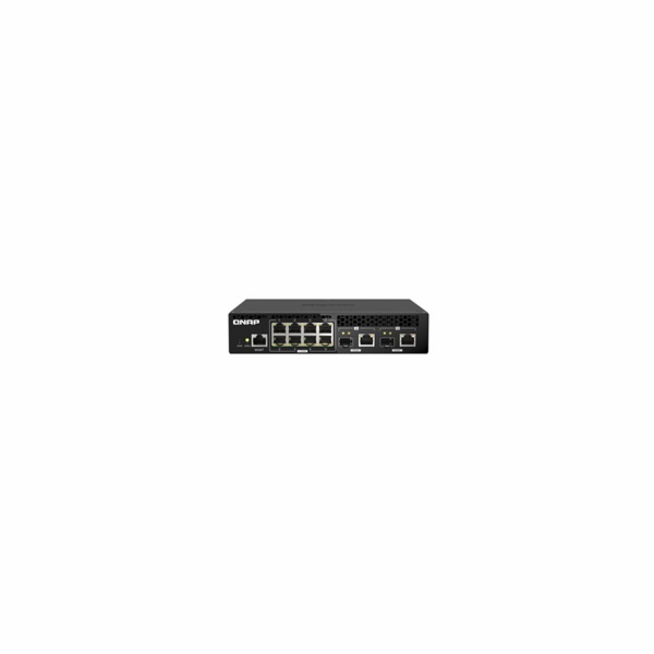 QNAP řízený switch QSW-M2108R-2C (8x 2,5GbE RJ45 a 2x kom...