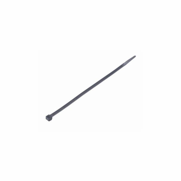 Pásek stahovací Solight 150 x 3,6 mm,  černý, balení 100ks