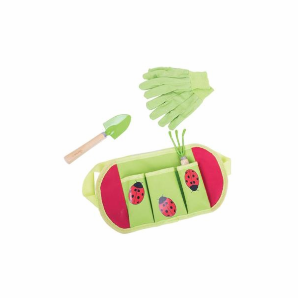 Bigjigs Toys Zahradní nářadí Beruška