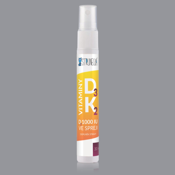 Strunecká Vitamin D3 1000 IU + K2 ve spreji 30 ml