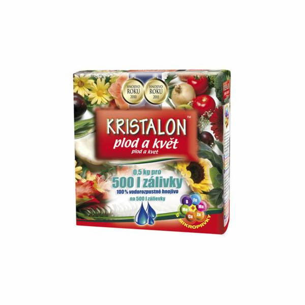 Hnojivo Agro  Kristalon Plod a květ 0.5 kg