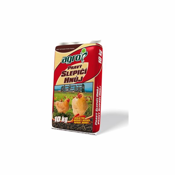 Hnojivo Agro  Pravý slepičí hnůj 10 kg