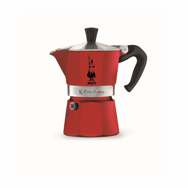 Bialetti Moka Express na 1 šálek růžová