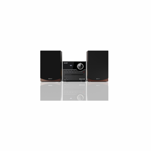 SHARP XL-B512 BR mikro HI FI černá
