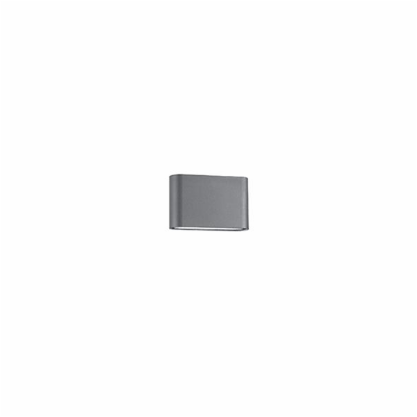 Svítidlo Nova Luce SOHO WALL GREY 2 nástěnné, IP 54, 2x5 W