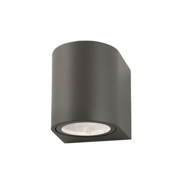 Svítidlo Nova Luce NERO R WALL GREY nástěnné, IP 54, GU10