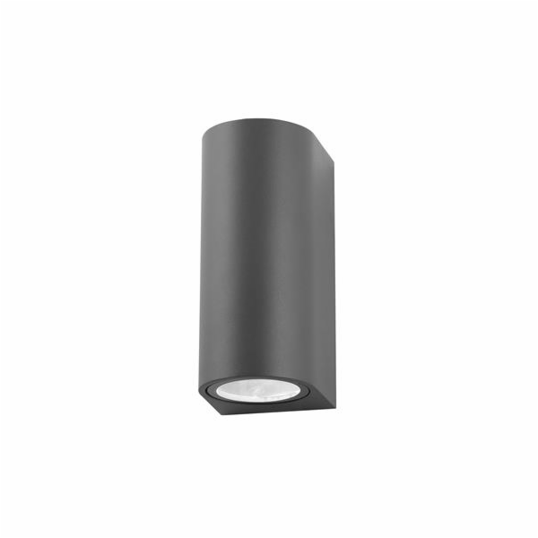 Svítidlo Nova Luce NERO R WALL GREY 2 nástěnné, IP 54, GU10
