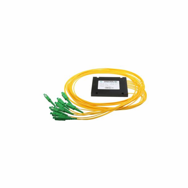 Splitter PLC optický -1x8, 1260-1650nm, ABS box, SC/APC, ...