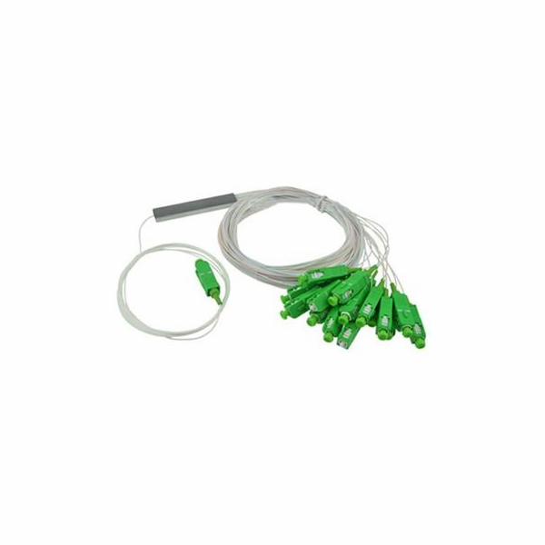 Splitter PLC optický -1x16 1260-1650nm, SC/APC, 1,5m