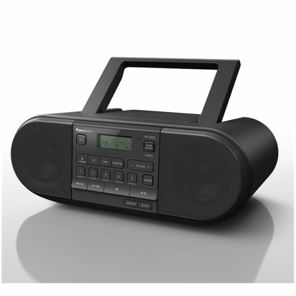 Panasonic RX-D552E-K cerna