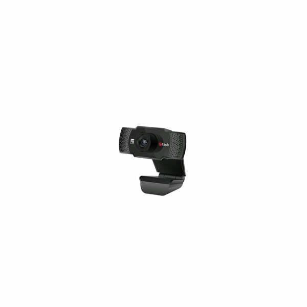 C-TECH webkamera CAM-11FHD, 1080P full HD, mikrofon, černá