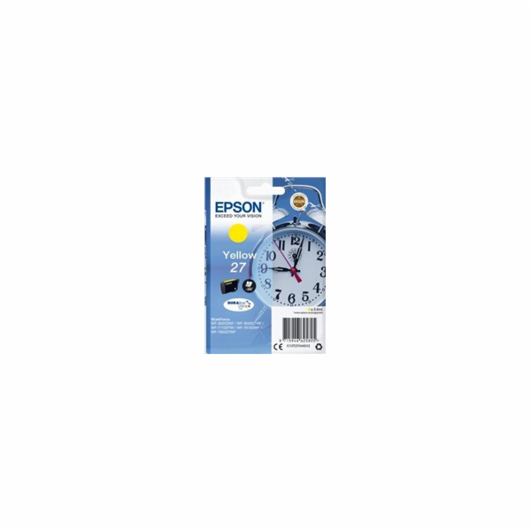 EPSON ink bar Singlepack "Budík" Yellow 27 DURABrite Ultr...