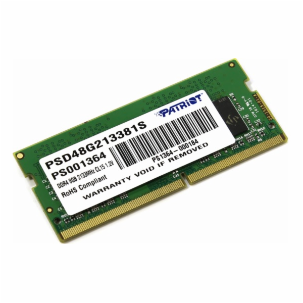Patriot SODIMM DDR4 8GB 2133MHz CL15 PSD48G213381S