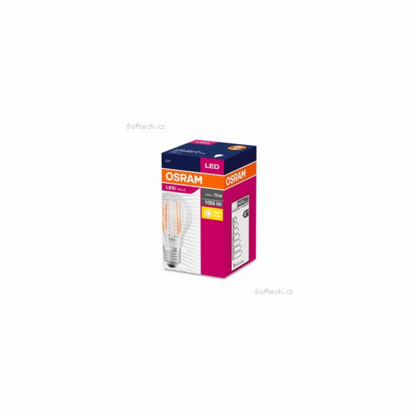 OSRAM VALUE E27 7,5W (8W)/827 CLA75W Filament teplá