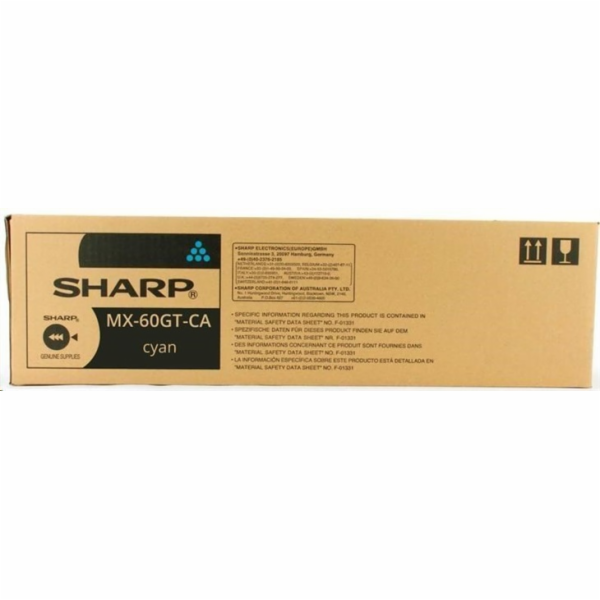 Sharp 1062007 Toner Mx61Gtcb Na 12 000 S
