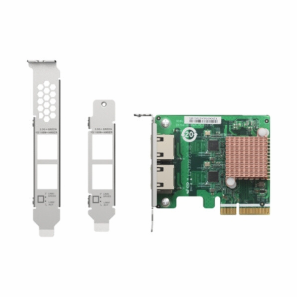 QNAP QXG-2G2T-I225 síťová rozšiřující dvouportová karta 2...