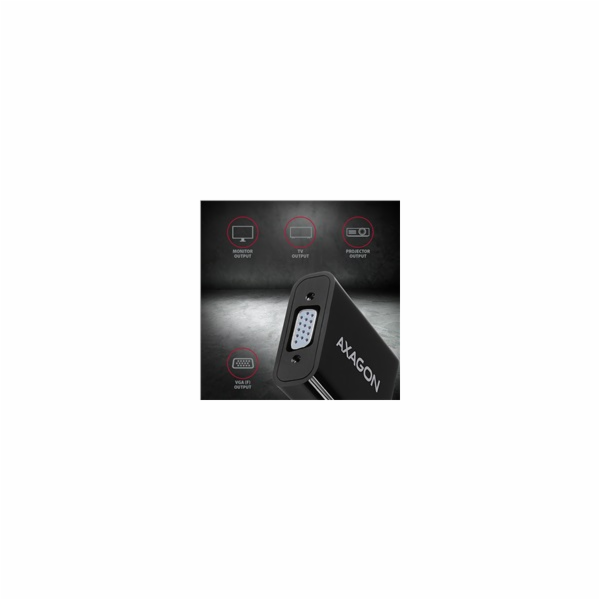 AXAGON RVH-VGAN, HDMI -> VGA redukce / adaptér, FullHD, a...