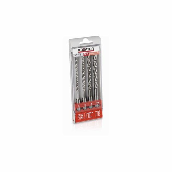 Sada vrtáků Kreator KRT012602 SDS Plus 4 ks, 160mm
