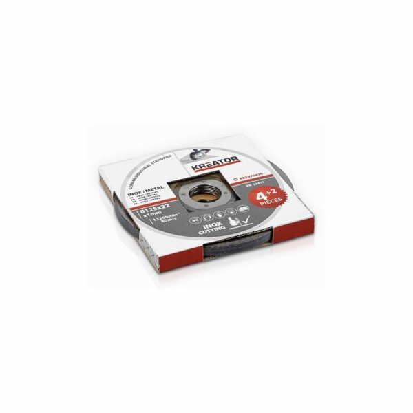 Řezný kotouč Kreator KRT070420 125mm, 6ks