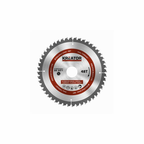 Pilový kotouč Kreator KRT020503 univerzální 185mm, 48T