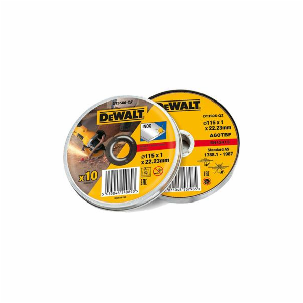 Řezný kotouč Dewalt DT3506 115 mm, 10ks