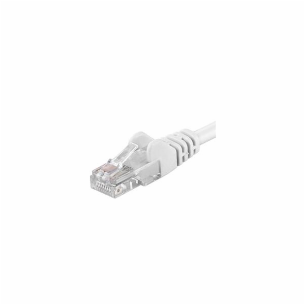PREMIUMCORD Patch kabel UTP RJ45-RJ45 CAT5e 5m bílá