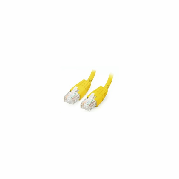 GEMBIRD kabel patchcord Cat5e UTP 0,25m, žlutý