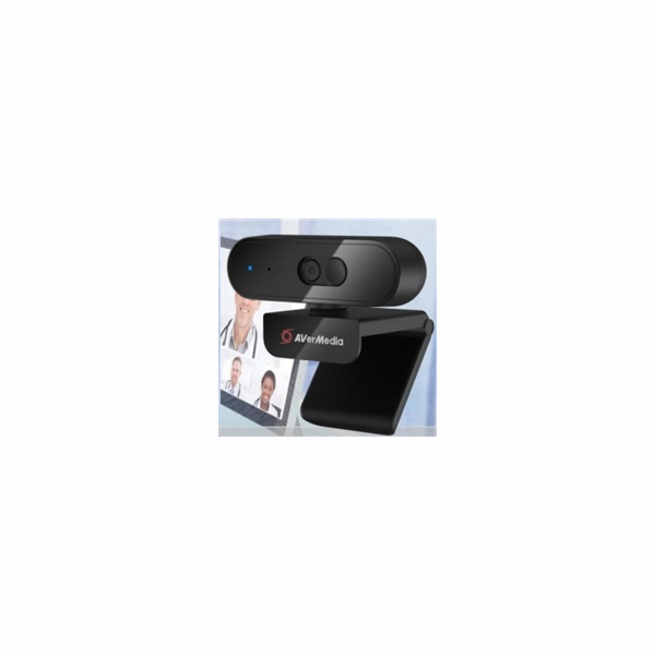 AVERMEDIA HD Webcam PW310P, Full HD 1080p video with auto...
