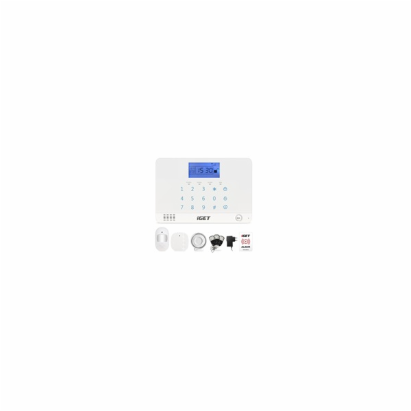 iGET SECURITY M3B - bezdrátový GSM alarm CZ, zasílá SMS/t...