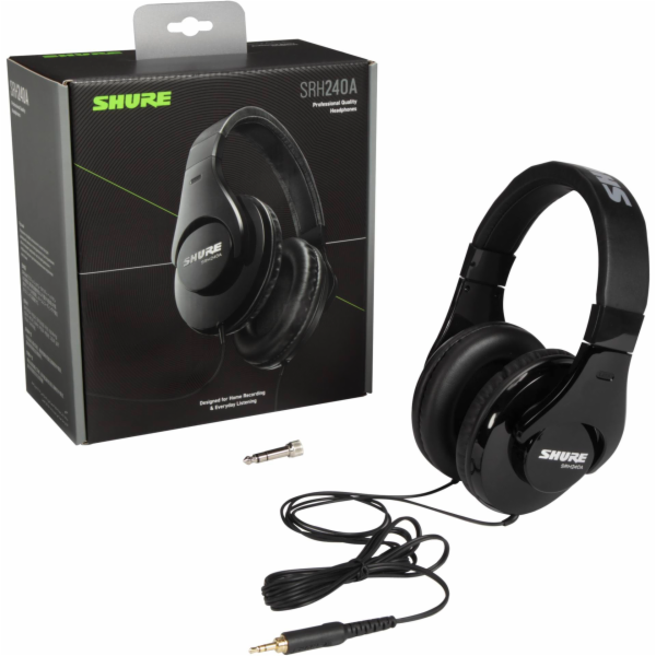 Shure SRH240A-BK-EFS cerna