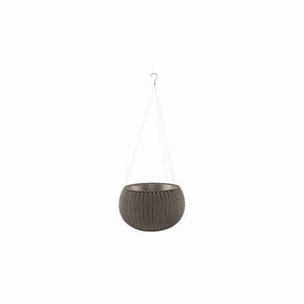 Květináč Keter COZY S závěsný Harvest Brown