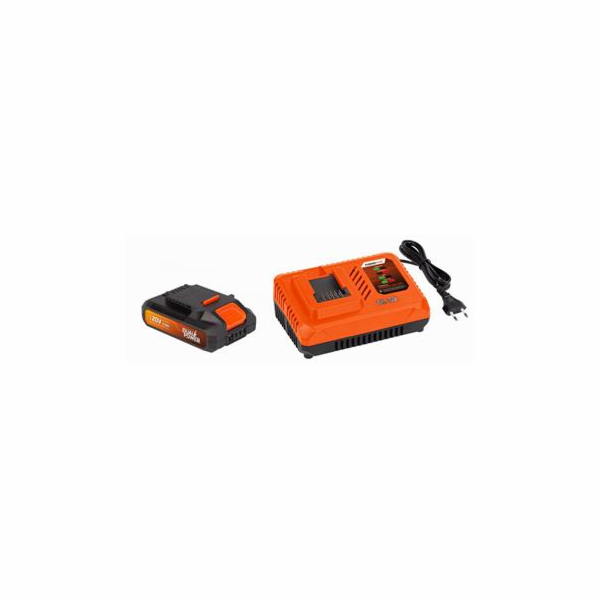Powerplus Nabíječka 20V/40V + Baterie 20V LI-ION 2,0Ah