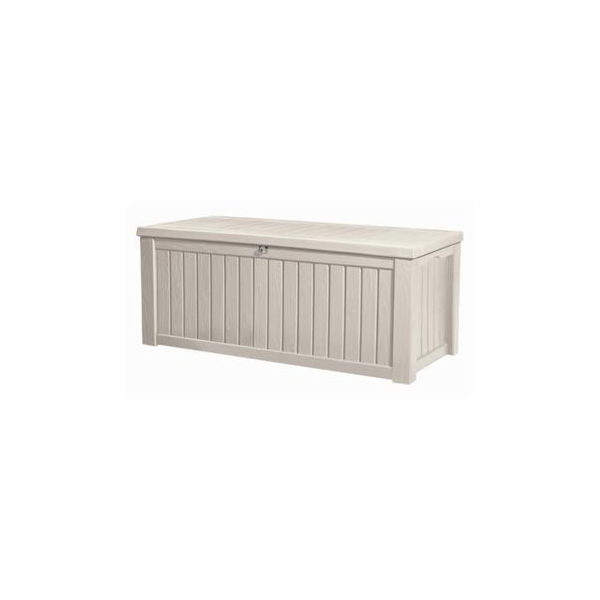 Zahradní box Keter Rockwood 570 L krémový