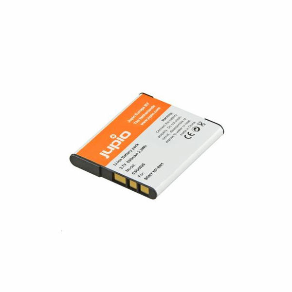 Baterie Jupio NP-BN1 (včetně infochipu) pro Sony 630 mAh