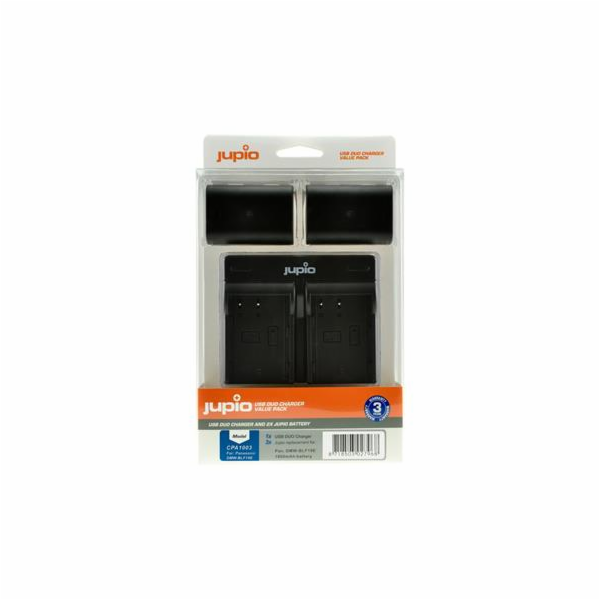 Set Jupio 2x DMW-BLF19E 1860mAh + USB duální nabíječka