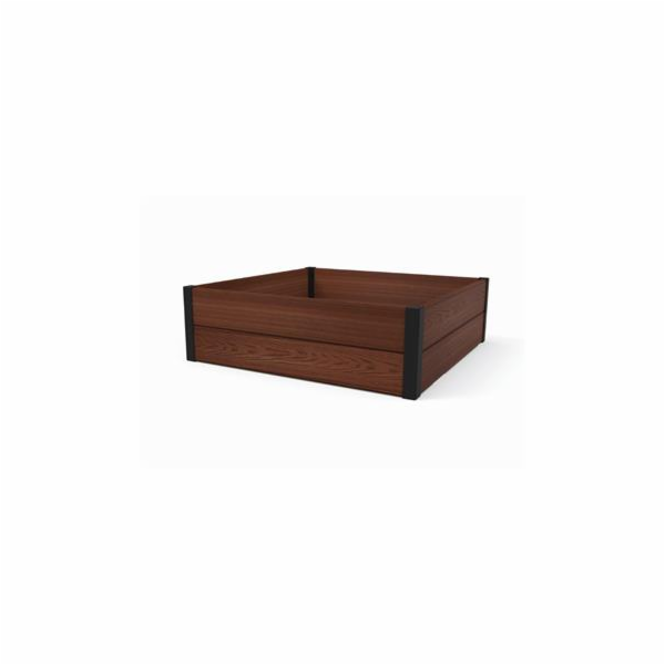 Vyvýšený záhon Keter Maple Square hnědý 