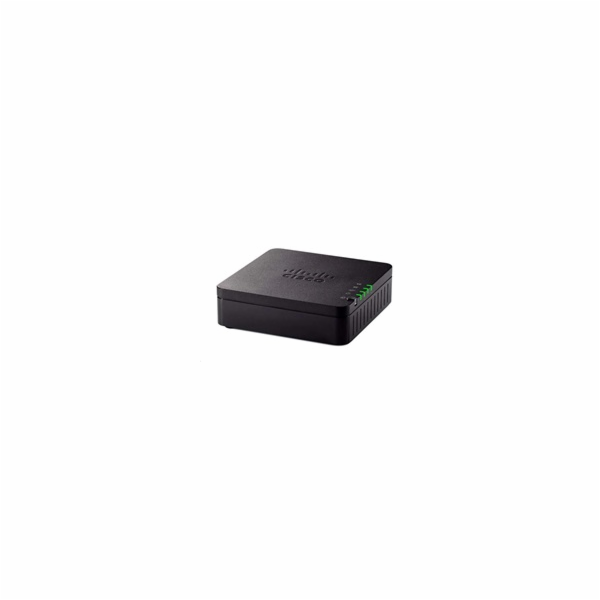 Cisco ATA191, VoIP telefonní adaptér, 1xRJ-45,2xRJ-11, 2xSIP