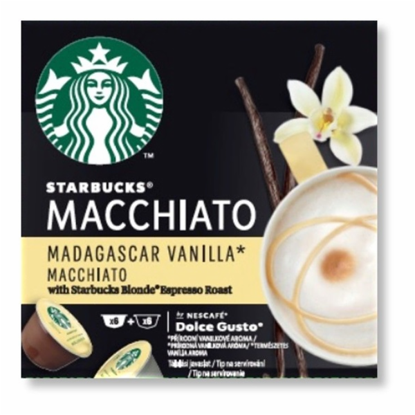 Starbucks Madagask Van. Latte Macc 12cap