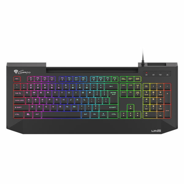 NATEC Genesis Lith 400 RGB US Klavesnice
