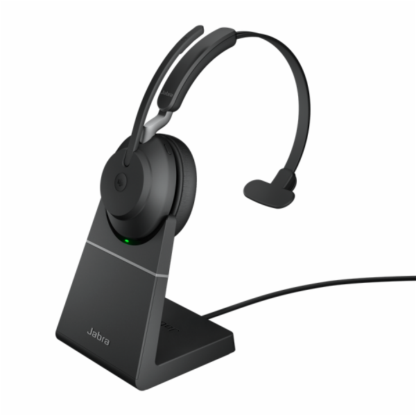 Jabra Evolve2 65 UC Mono Headset black BT USB-A + Chargin...