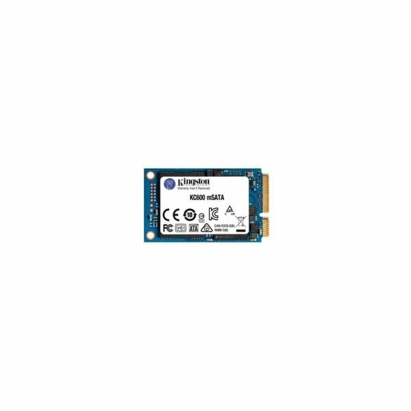 Kingston Flash 256G SSD KC600 SATA3 mSATA