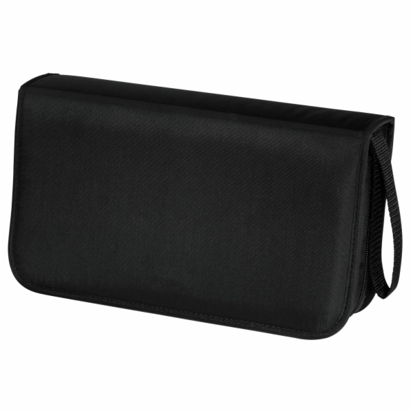 Hama CD-Wallet Nylon 80 cerna 33832