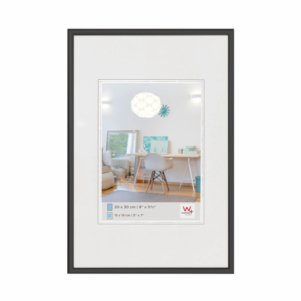 Rámeček Walther New Lifestyle 20x30 černý plast