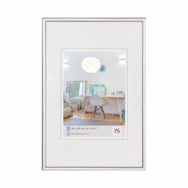 Rámeček&nbsp;Walther&nbsp;New&nbsp;Lifestyle&nbsp;20x30&nbsp;stříbrný&nbsp;plast