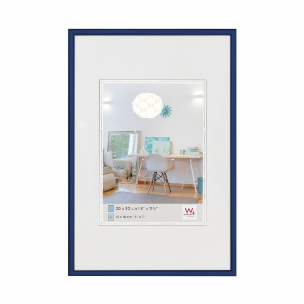 Rámeček Walther New Lifestyle 20x30 modrý plast