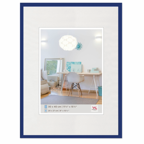 Rámeček Walther New Lifestyle 30x40 modrý plast
