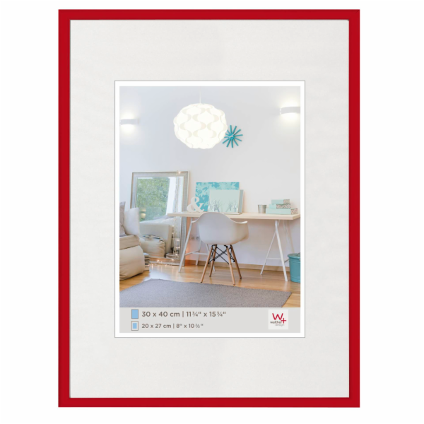 Rámeček Walther New Lifestyle 30x40 červený plast