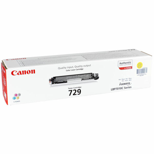 Canon toner Cartridge 729 Y zluta
