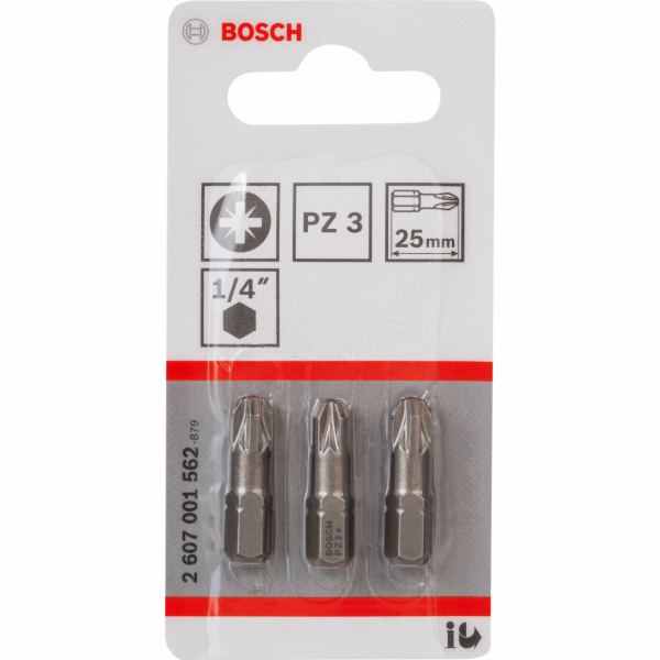 Bosch 3ks PZ krízový bit vel.3 XH 25mm