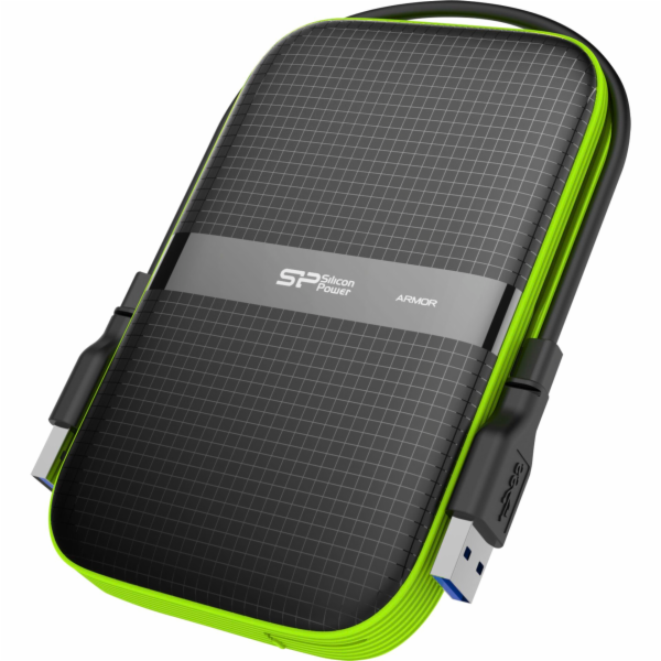 ARMOR A60 1TB USB 3.0 ČERNO-ZELENÁ / ARMORED proti nárazů...
